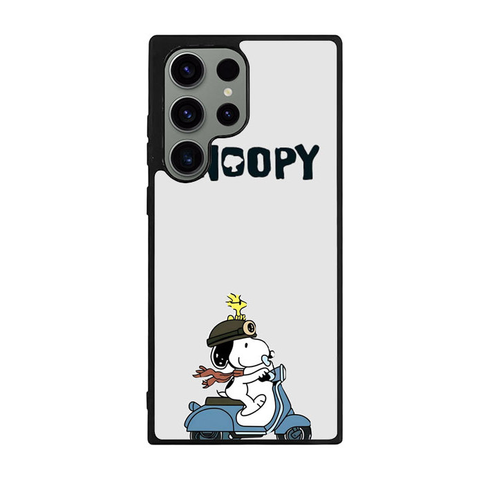 Case Casing Samsung Galaxy S25 24 23 22 21 20 10 FE Plus Ultra Edge Snoopy RK393 Hybrid Case Rubber 