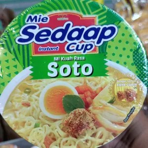 Mie Cup Sedap Kuah Soto