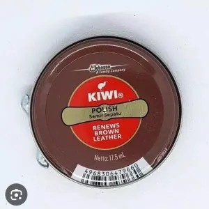 SEMIR SEPATU KIWI WARNA COKLAT 17,5ml