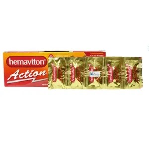 Hemaviton Action - Suplemen Penambah Stamina, Tenaga, dan Energi