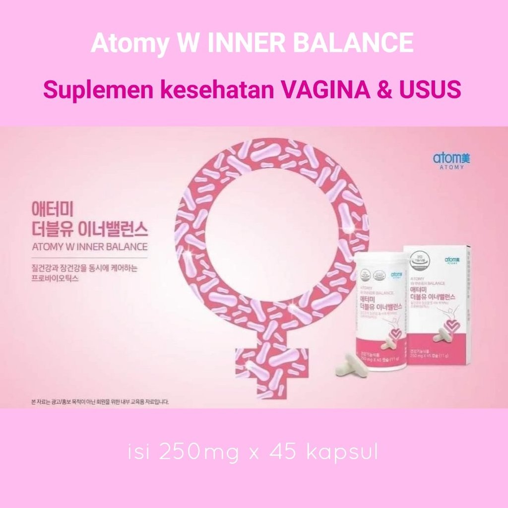 Atomy W Inner Balance Kesehatan Probiotic Cewek Kewanitaan Usus