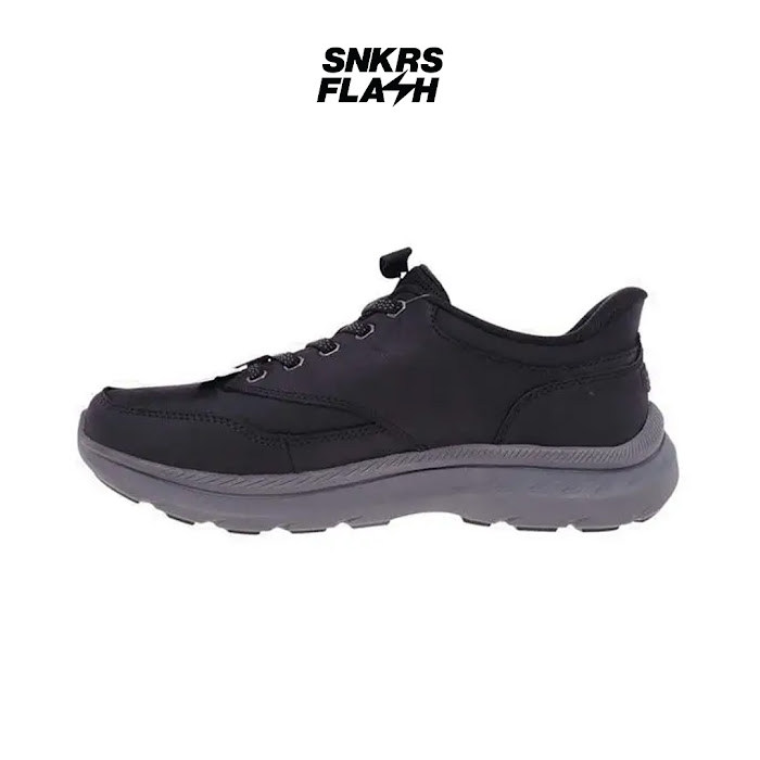 SKECHERS MENS USA POLLARD BLACK GREY - 205338BLK - Size 42