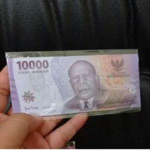 uang mainan 10.000 edisi baru ngecer 5 biji