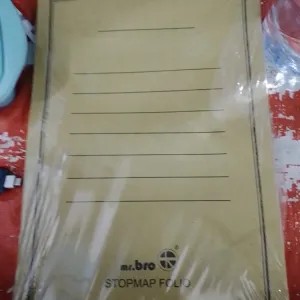 map kertas kuning 2pcs