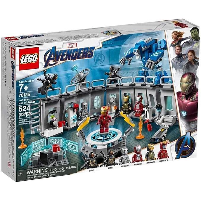 LEGO Marvel Avengers Iron Man Hall of Armor 76125 Building Kit