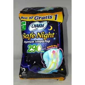 CHARM SAFE NIGHT 290MM SACHET ISI 2