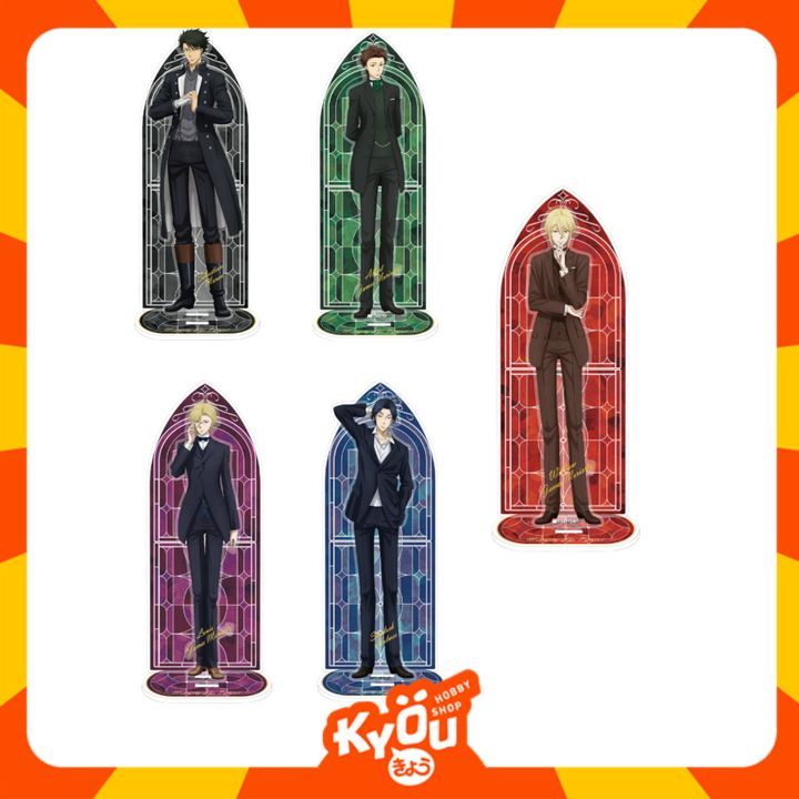 Sebastian - Albert - Sherlock - William - Louis Foil Stamped Acrylic Stand - Moriarty the Patriot