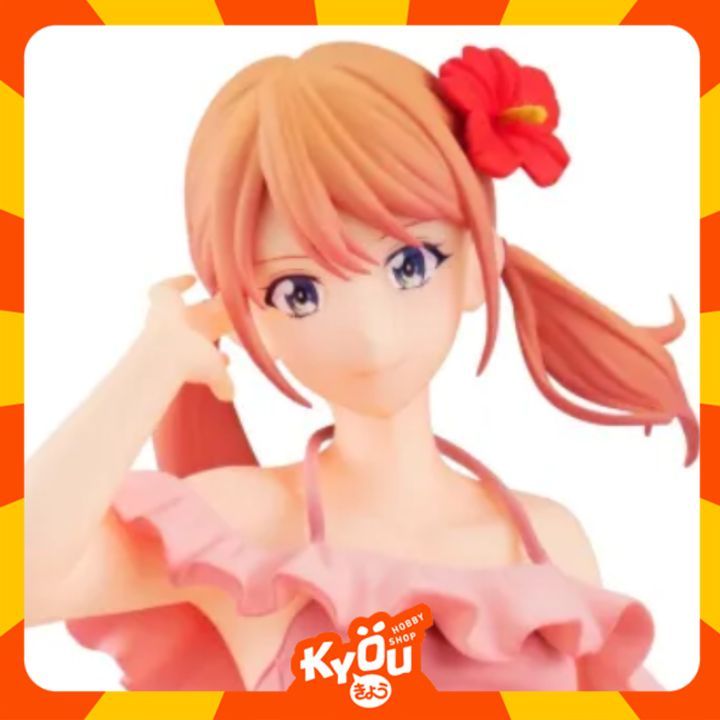 Noodle Stopper Figure Tsukishima Riho - Megami no Cafe Terrace (14cm)