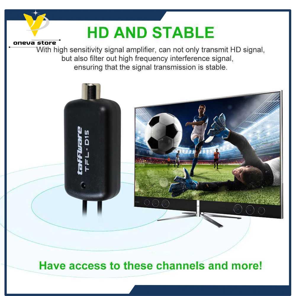 Booster Antena TV Digital & Analog Penguat Sinyal TV Biar Jernih Tidak Bersemut