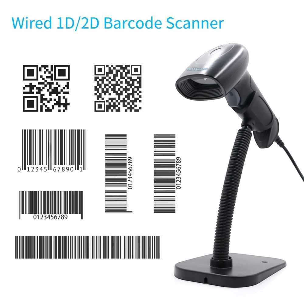 Pemindai Kode Batang Otomatis Automatic Barcode Scanner Warna Hitam