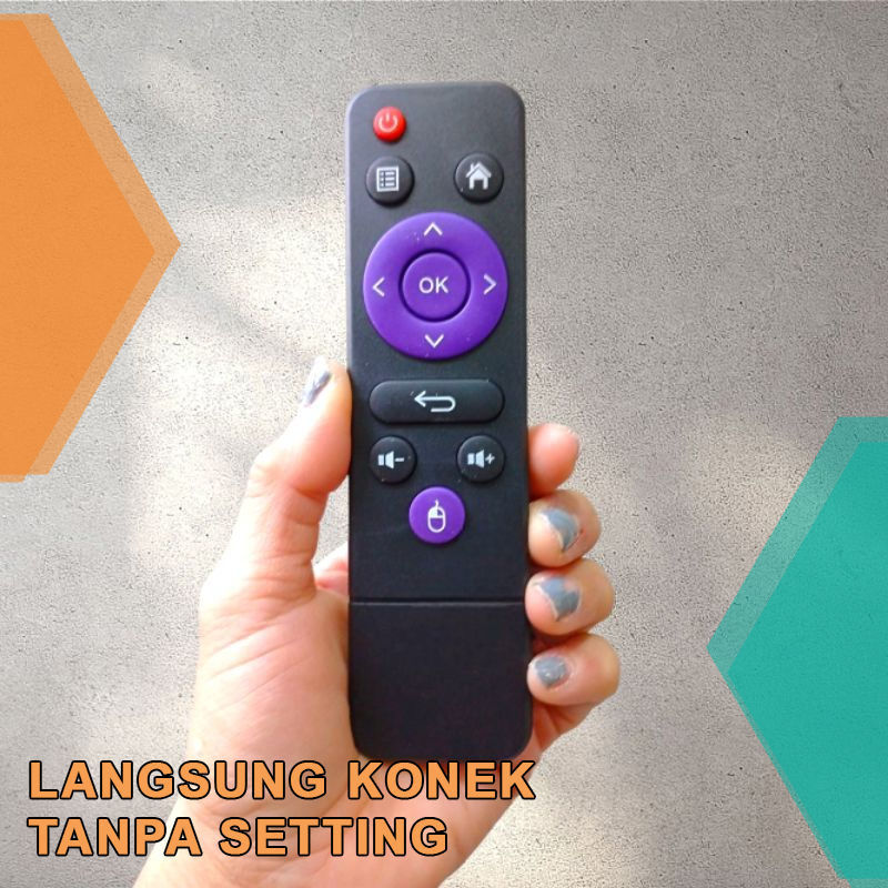 Remot Remote Android TV BOX H96 MAX 4K ULTRA - MINI Q3 STB H96 Max X3/H96 Max Pro/A95X Q3 IR dijamin