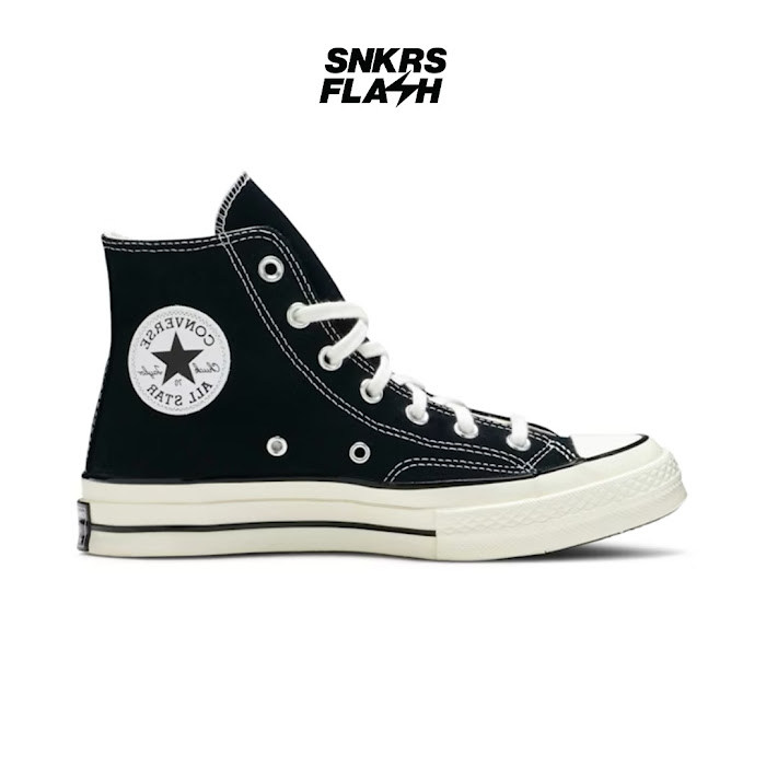 CONVERSE Chuck 70 HI Black Sepatu Sneakers Unisex - 162050C