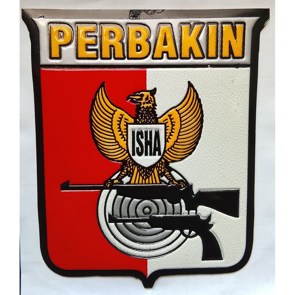 Sticker Embos LOGO PERBAKIN, Sticker LOGO PERBAKIN Embos