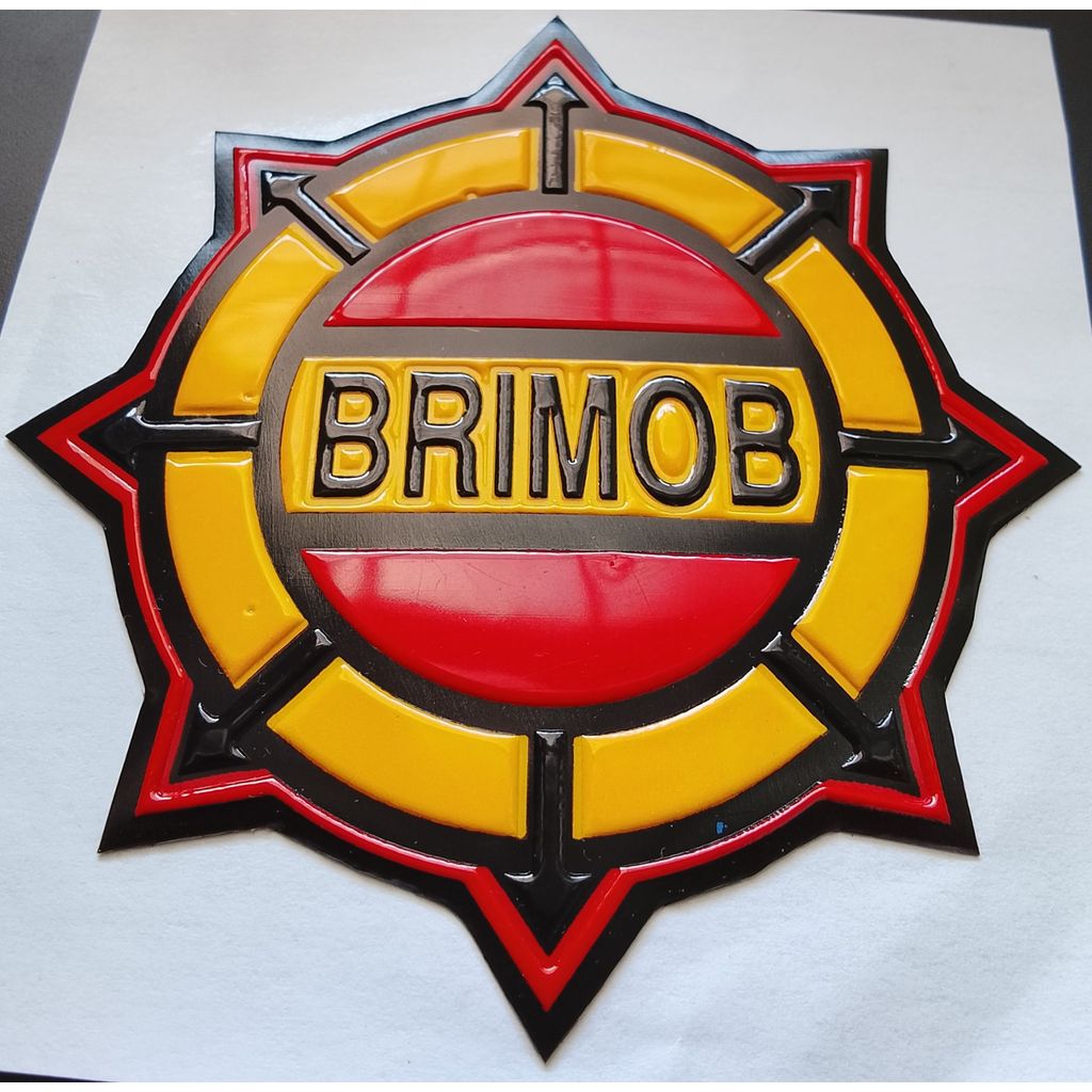 Sticker Embos LOGO BRIMOB, Sticker LOGO BRIMOB Embos