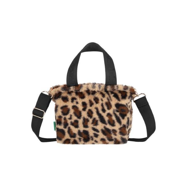 LeSportsac FUR E/W TOTE In LEOPARD FLUFFY FUR L3029LD21W25