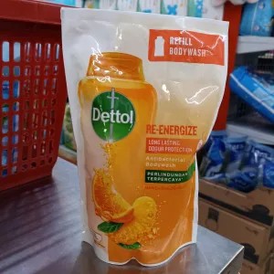 Dettol sabun mandi Re-Energize 410g / Sabun Mandi Cair 410g