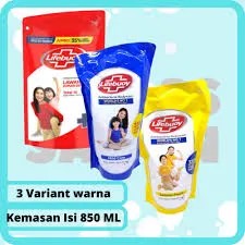 Lifeboy Bodywash Sabun Mandi Cair Refill 850 Ml (warna merah, biru, atau kuning)