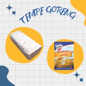 Paket Tempe Goreng (Tempe + Tepung Kobe Tempe Goreng)