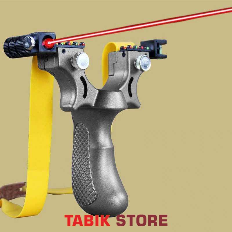 Mainan Anak Dewasa Ketapel Tactical Slingshot Laser Sight Rubber Band - SSGX TABIK