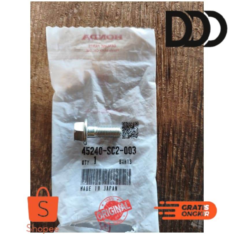 Baut Drat Derat Halus Pin Kaliper Rem Depan Belakang Honda Jazz City Mobilio Brio BRV HRV CRV Civic