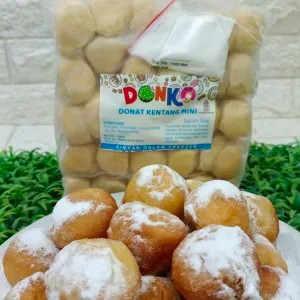 DONKO Donat Kentang Mini by Yuk Ning Group isi 30pcs plus gula salju