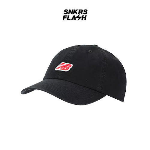 NEW BALANCE 6 Panel Nb Patch Logo Black Topi Baseball Unisex  - LAH51013BK - Size NO SIZE