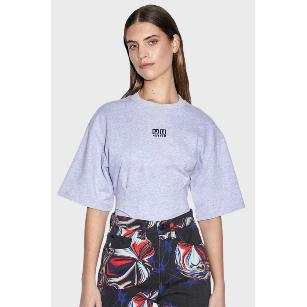 KSUBI KSUBI X P.E NATION BODYSUIT GREY MARLE - GREY