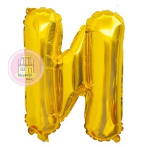 Balon Huruf Emas N