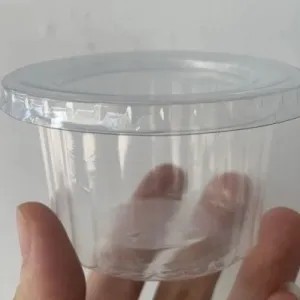 Gelas Agar2 / Cup Jelly dan Tutupnya,  uk 120ml isi 50 120ml