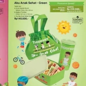 Tempat Bekal Anak Sehat tupperware