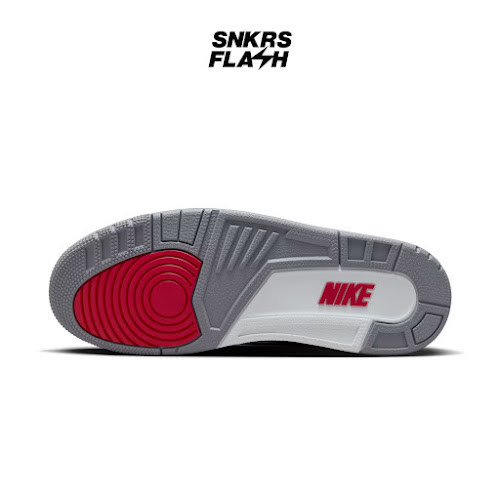NIKE Air Jordan 3 Retro Black Cement (2024) Sepatu Sneakers Pria - DN3707010 - Size 43