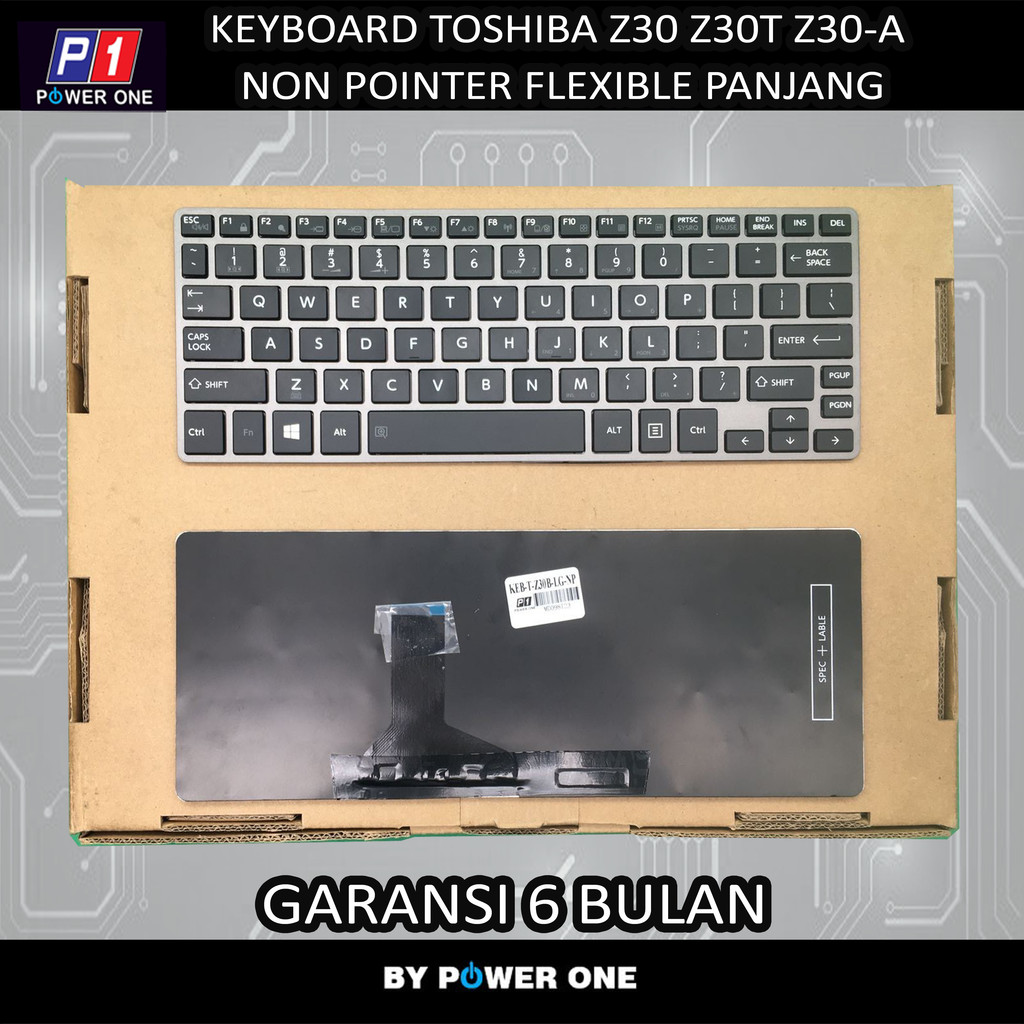 Keyboard Toshiba z30 z30t z30-a Non Pointer Flexible Panjang