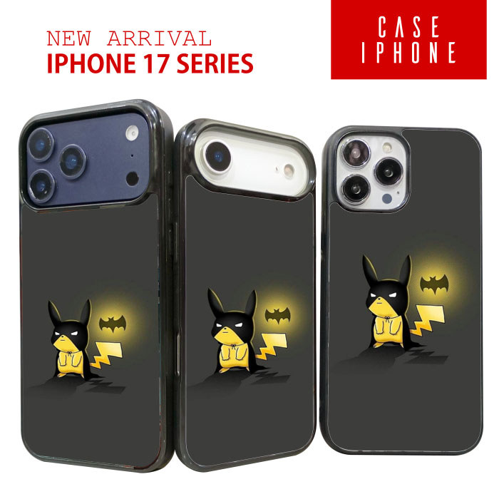 Case Casing TPU iPhone 17 16 15 14 13 12 11 XR XS Mini Plus Pro Max Air Pokemon Batman FR0296 Hybrid