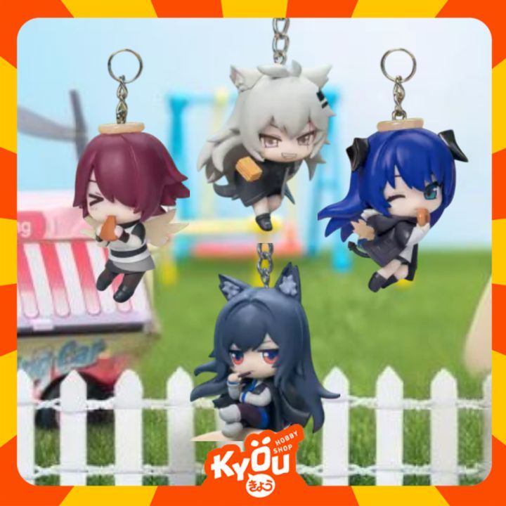 Texas - Mostima - Exusiai - Lappland - Mizuki - Goldenglow Hang On Swaying Chibi Figure - Arknights