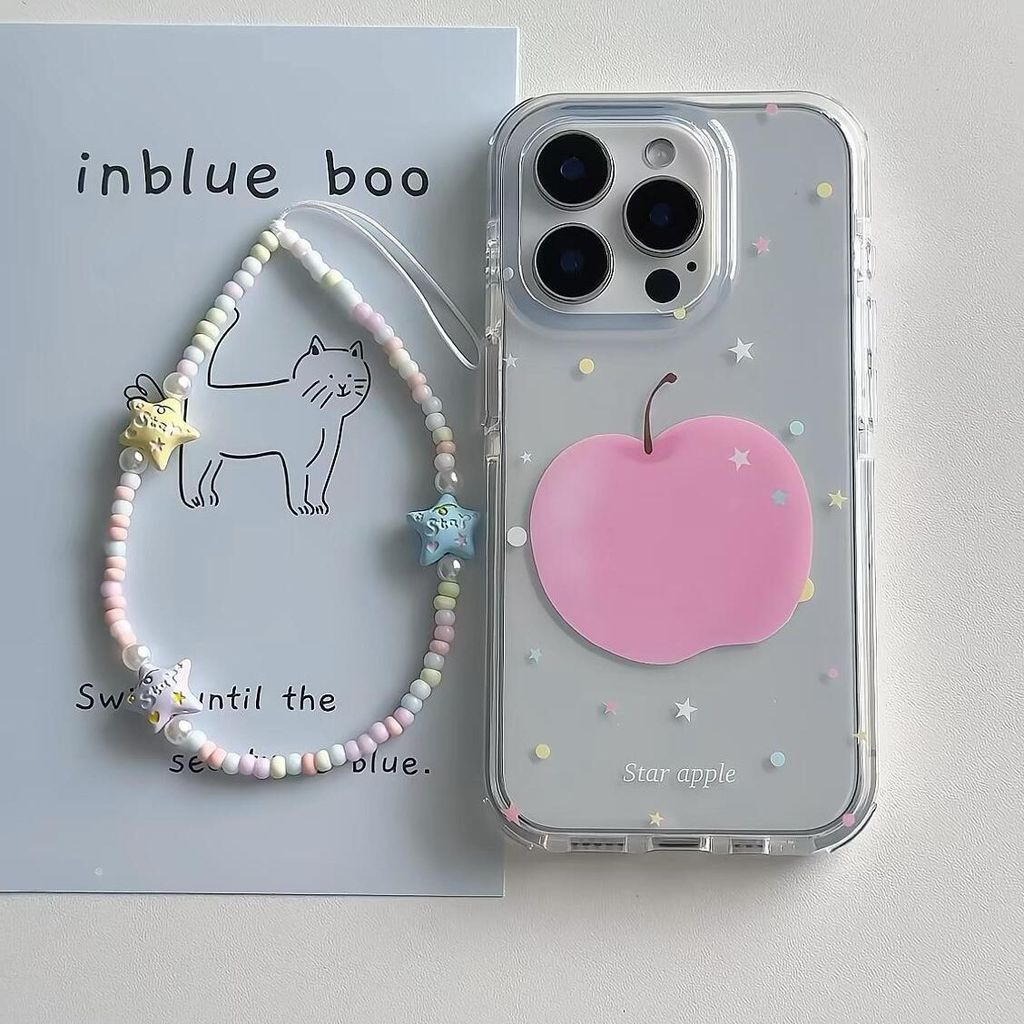 Apel Bintang Lucu Case Hp Samsung S25 Fe Plus S24 Fe M54 S23 Ultra S22 M55 5G S21 M15 Note 20 M14 M2