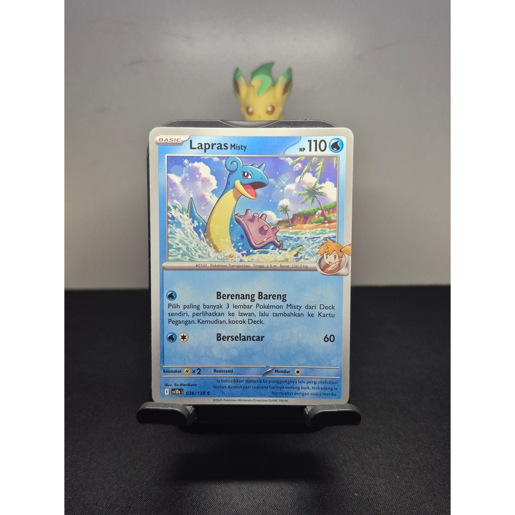 Lapras Misty 036/138 C - Pokemon TCG Indonesian