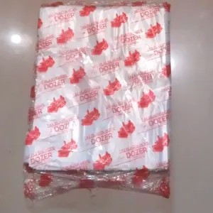 kresek dozer merah ukuran 28