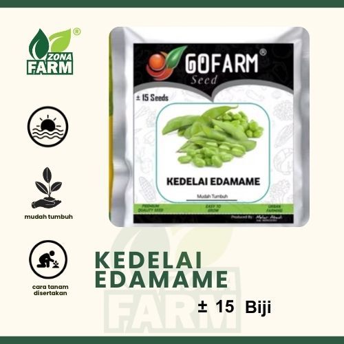 Benih KEDELAI EDAMAME Unggul 15 Biji