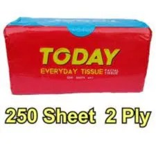 tisu today 250sheet 2 ply