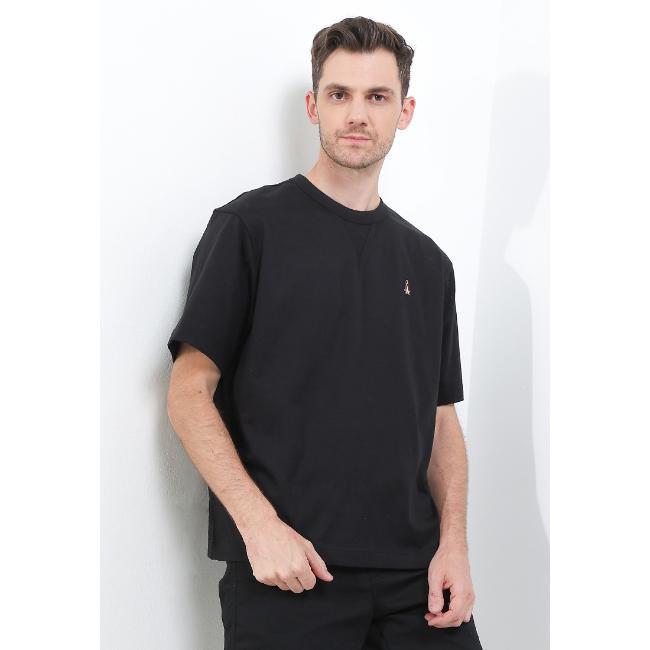 Hush Puppies Kaos Pria Script Black