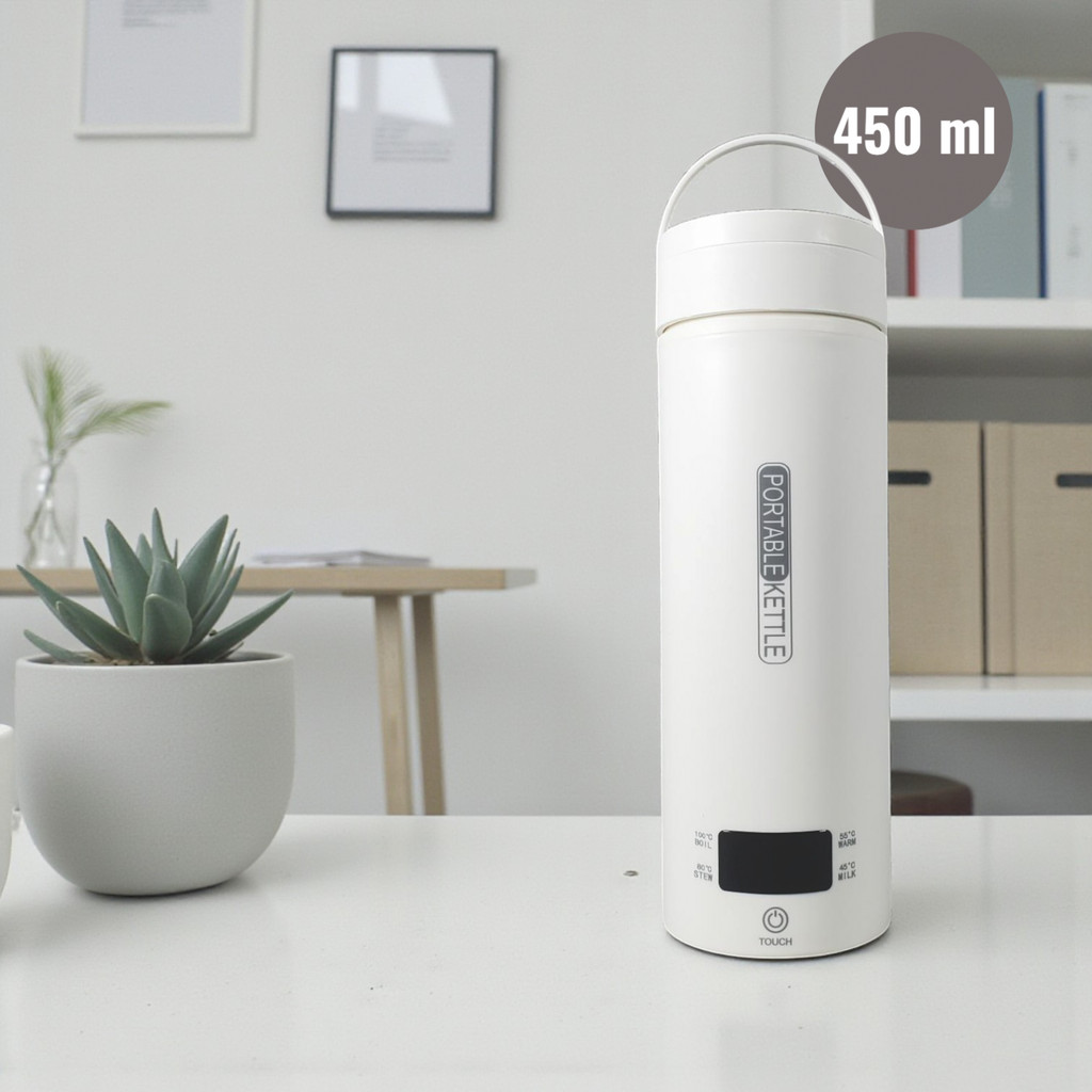 EKET TEKO LISTRIK PEMANAS AIR PORTABEL WATER HEATER KETTLE 300W 450ML - SY-618