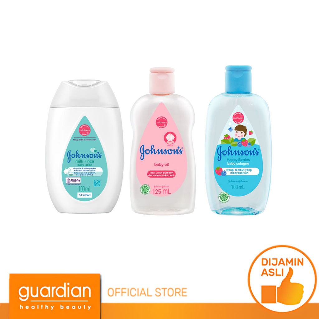 [Bundling] Johnson’s Baby Cologne Happy Berries 100ml + Johnson’s Baby Milk Lotion 200ml + Johnson’s