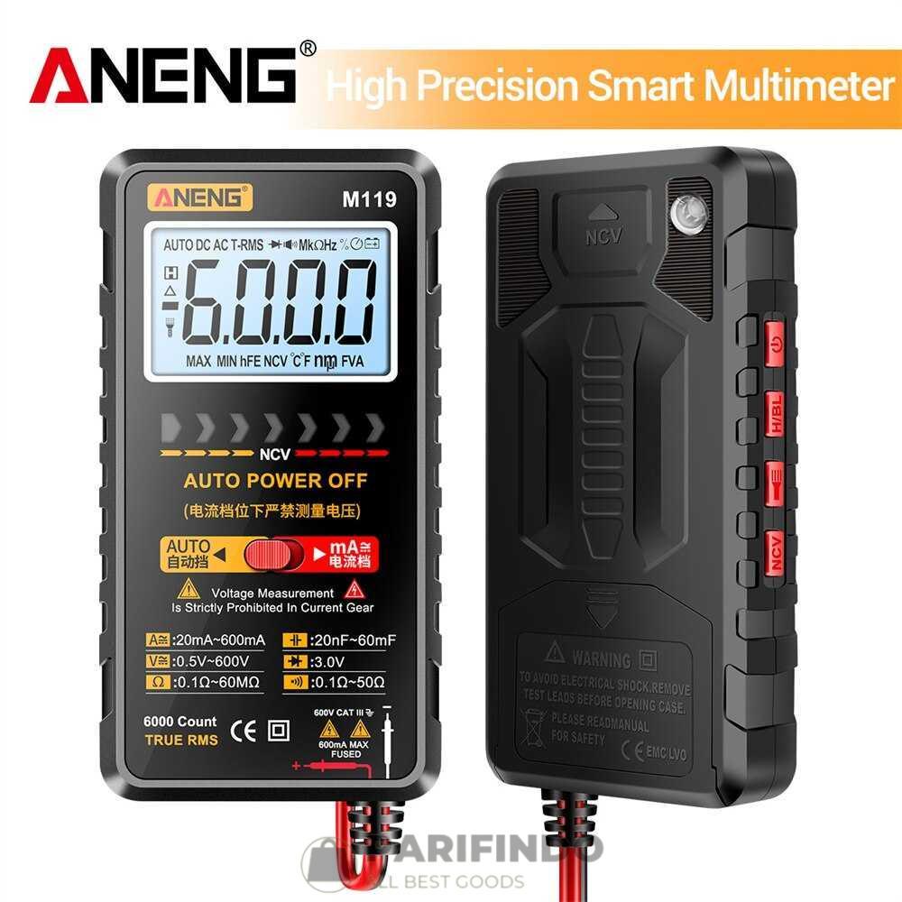 ANENG Digital Multimeter Multitester Voltage Tester with NCV Sensing - M119