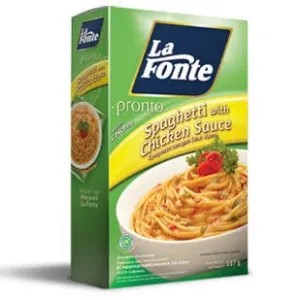 LA FONTE PRONTO - SPAGHETTI WITH CHICKEN SAUCE