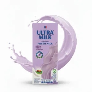 ULTRA MILK FRESH MILK RASA TARO 200ML