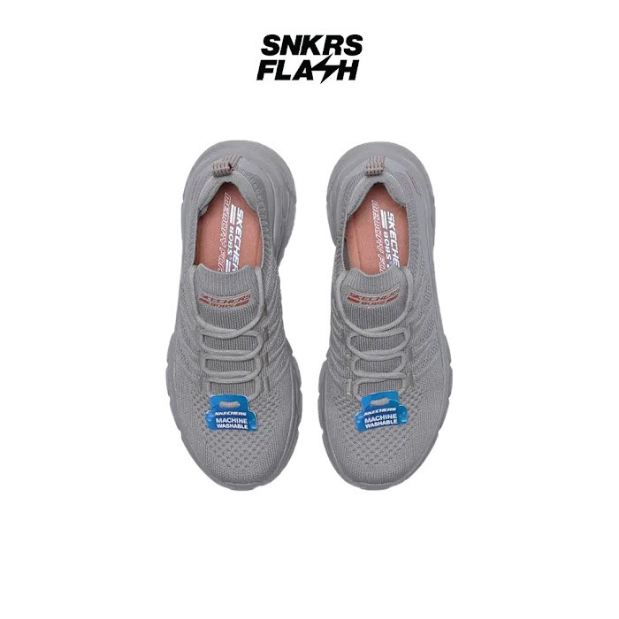 ( NO BOX ) SKECHERS BOBS B FLEX HI TAUPE - 117384TPE