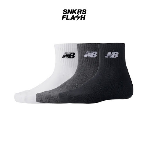 NEW BALANCE Sock Nb Everyday Ankle 3 Pack White Kaos Kaki Unisex  - LAS33933WM