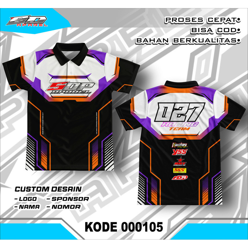 Jersey Futsal Custom Full Printing Full Printing Premium – Baju Kaos Lengan Pendek Desain Logo Sendi