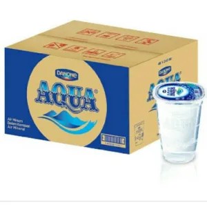 AIR MINERAL AQUA GELAS 48 CUP (1 DUS)