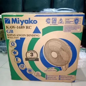 Kipas Angin Dinding Miyako Remote
